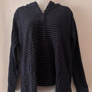 Vantage: Dark Blue striped sweater